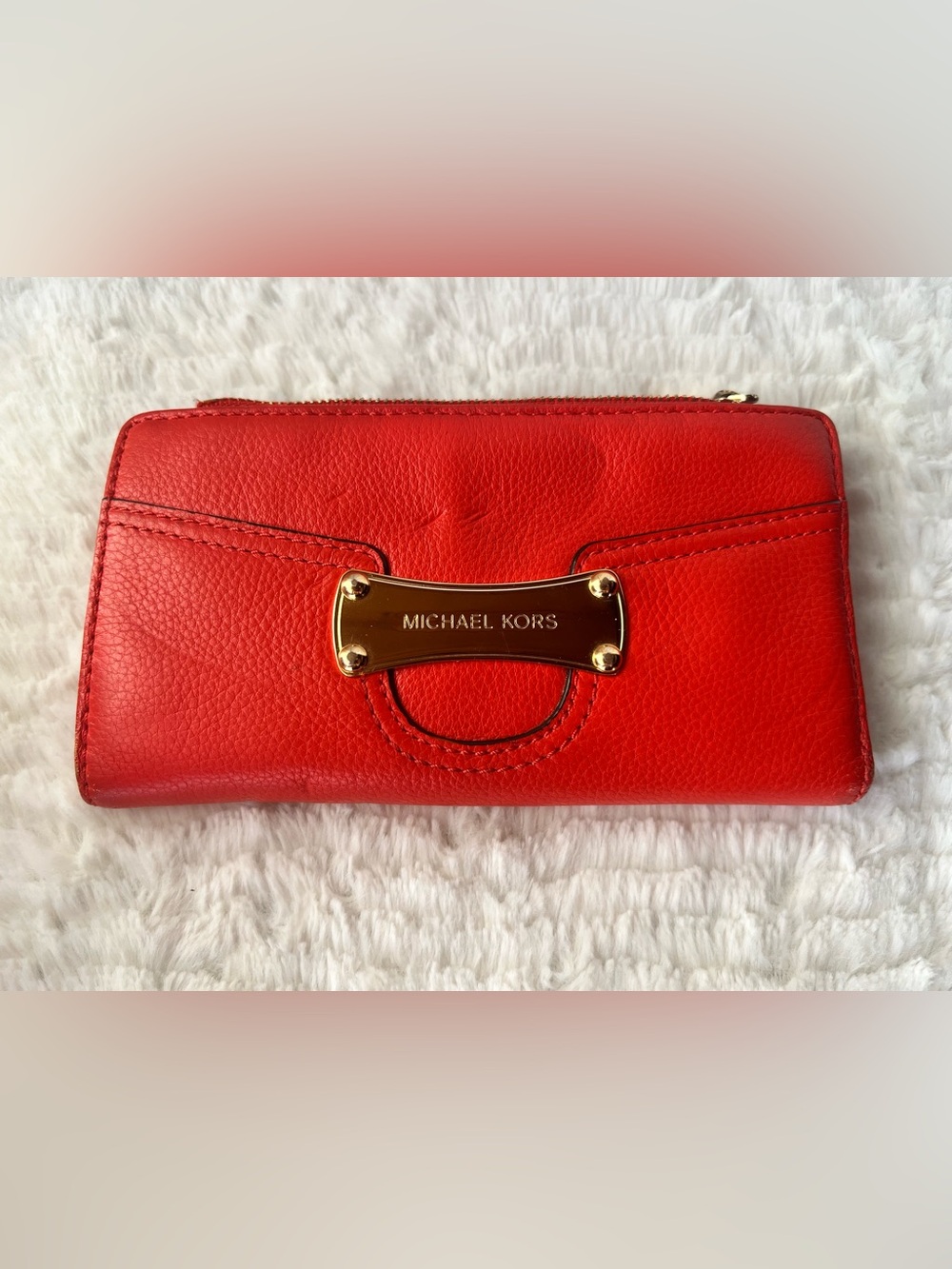 MICHAEL KORS Red-Orange Wallet
